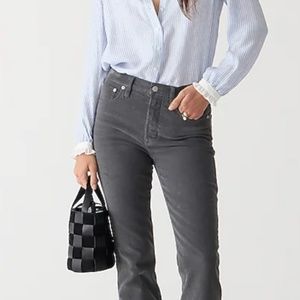 J. Crew Grey Corduroy Vintage Straight Pant
